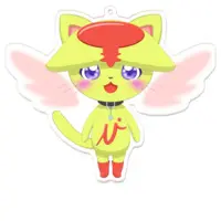 唐柿卵米(とがき らんま) - Acrylic Key Chain - Key Chain - VTuber Size-100 x 100 (mm)