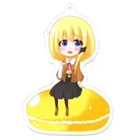 蜂乃蜜味 - Acrylic Key Chain - Key Chain - VTuber Size-70 x 70 (mm)