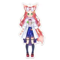 久瑠璃桜華 - Acrylic Key Chain - Key Chain - VTuber Size-100 x 100 (mm)
