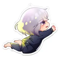 秋里夢女子 - Acrylic Key Chain - Key Chain - VTuber Size-70 x 70 (mm)