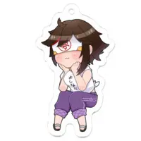 秋里夢女子 - Acrylic Key Chain - Key Chain - VTuber Size-50 x 50 (mm)