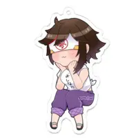 秋里夢女子 - Acrylic Key Chain - Key Chain - VTuber Size-70 x 70 (mm)