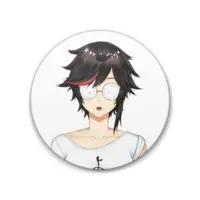 秋里夢女子 - Badge - VTuber Size-88mm