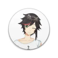 秋里夢女子 - Badge - VTuber Size-76mm
