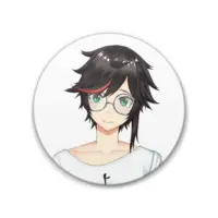 秋里夢女子 - Badge - VTuber Size-88mm