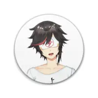 秋里夢女子 - Badge - VTuber Size-76mm