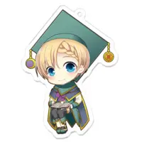 文本ヒビキ - Acrylic Key Chain - Key Chain - VTuber Size-70 x 70 (mm)