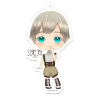 シラセ アキ - Acrylic Key Chain - Key Chain - VTuber Size-70 x 70 (mm)