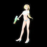 嘆きのアリア - Stickers - VTuber Size-100 x 100 (mm)