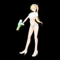 嘆きのアリア - Stickers - VTuber Size-160 x 160 (mm)