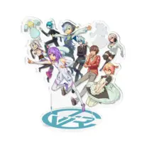 Kasukabe Tsukushi & Todoki Uka - Acrylic stand - VTuber Size-100x100mm