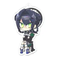 藍原八千夜 - Acrylic Key Chain - Key Chain - VTuber Size-70 x 70 (mm)