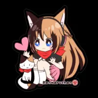 Ranmaruchan - Stickers - VTuber Size-100 x 100 (mm)