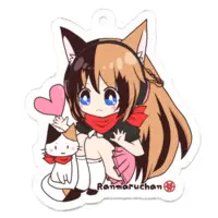 Ranmaruchan - Acrylic Key Chain - Key Chain - VTuber Size-50 x 50 (mm)
