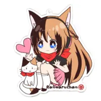 Ranmaruchan - Acrylic Key Chain - Key Chain - VTuber Size-100 x 100 (mm)