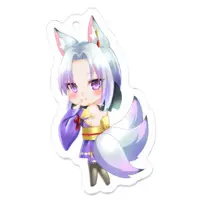 黒崎こぎん - Acrylic Key Chain - Key Chain - VTuber Size-50 x 50 (mm)