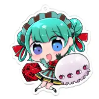 ねこパルフェ - Acrylic Key Chain - Key Chain - VTuber Size-70 x 70 (mm)