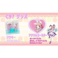 Nemui Riiko - Acrylic Key Chain - Key Chain - Coaster - VTuber