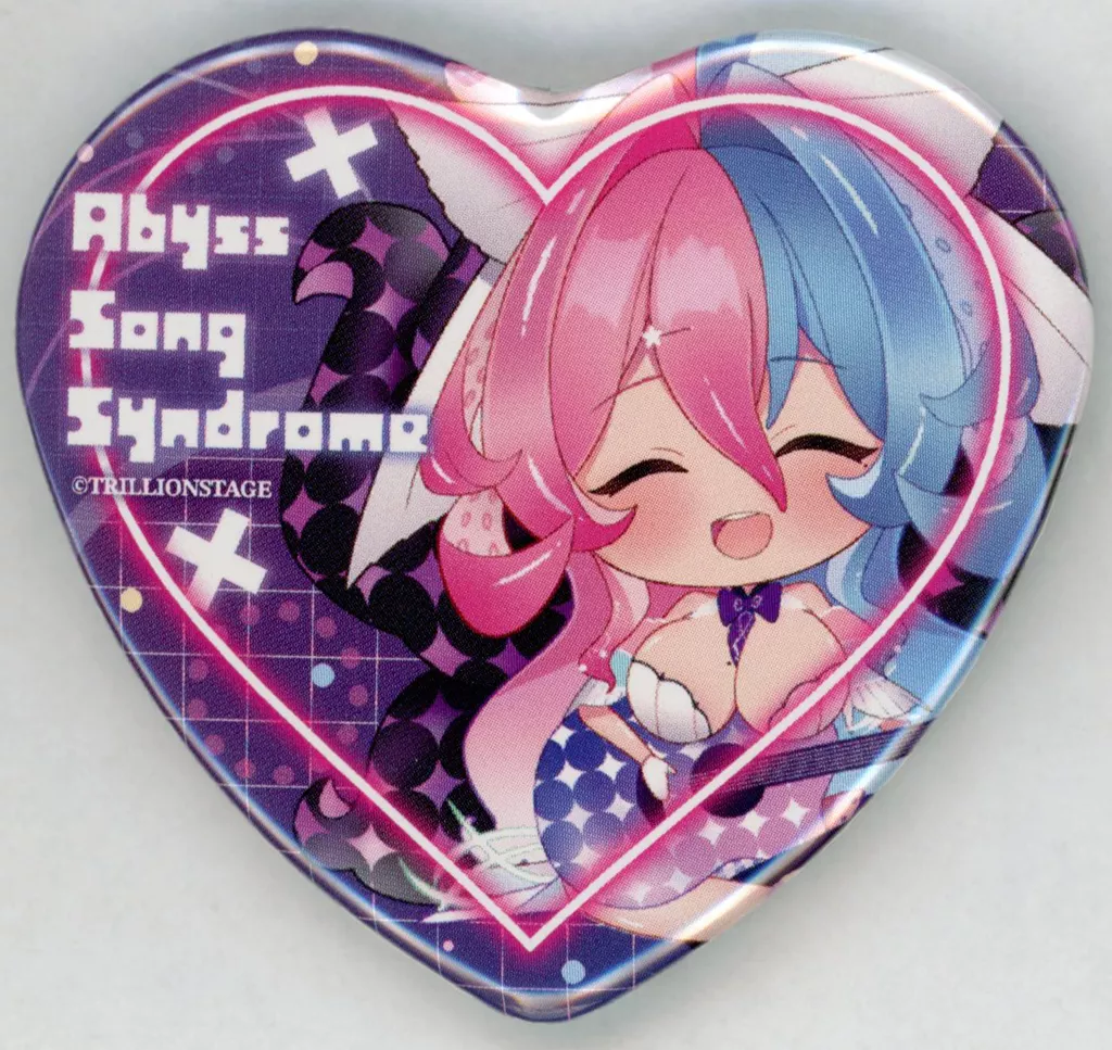 Abyss Song Syndrome - Heart Badge - DMM Scratch! - Badge - VTuber