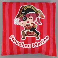 Houshou Marine - hololive 3rd Generation x Irasutoya - Cushion - hololive