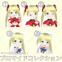 Akaduki Seika - Character Card - Hand-signed - VTuber