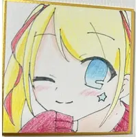 Akaduki Seika - Character Card - Hand-signed - Illustration Board - VTuber