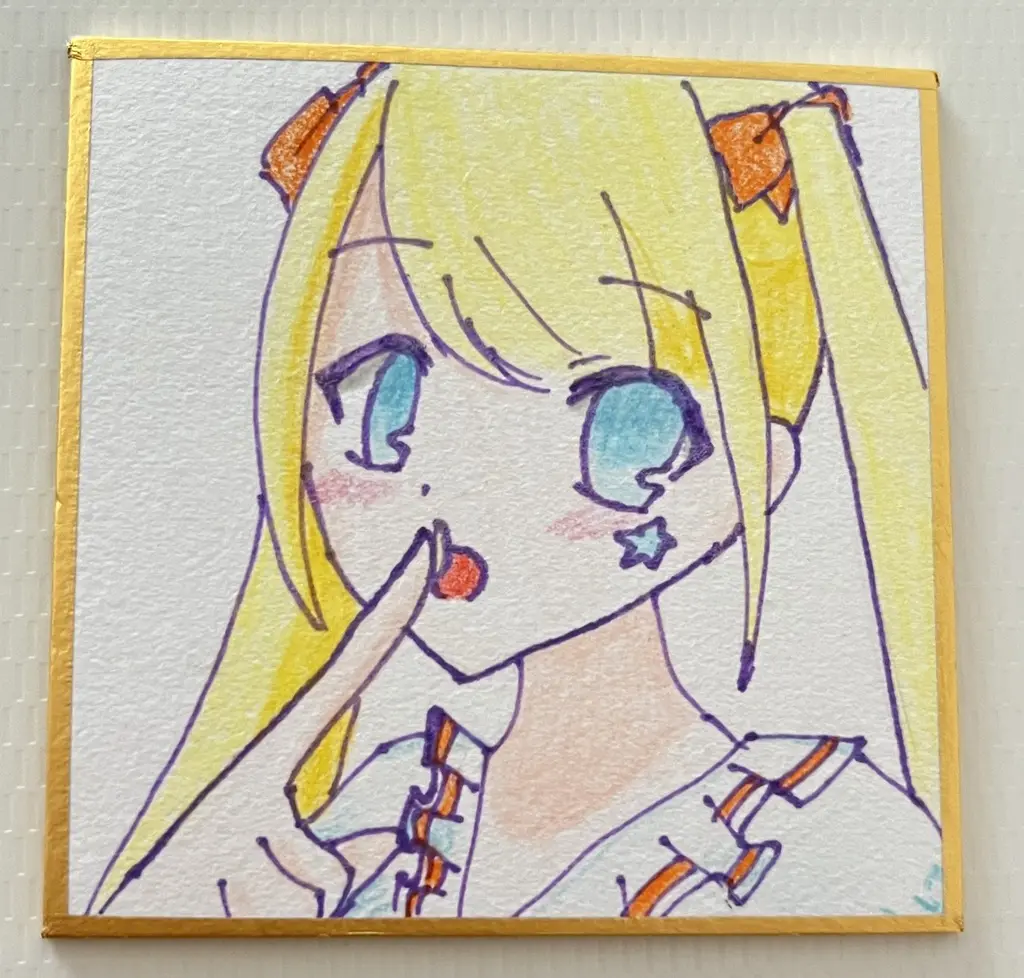 Akaduki Seika - Character Card - Hand-signed - VTuber