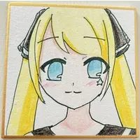 Akaduki Seika - Character Card - Hand-signed - Illustration Board - VTuber
