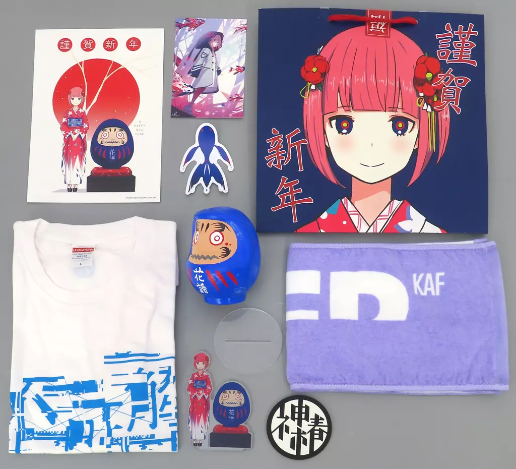KAF - Shopping Bag - T-shirts - Towels - Postcard - Coaster - Acrylic stand - KAMITSUBAKI STUDIO