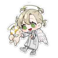 Watamine Gururi - Acrylic Key Chain - Key Chain - VTuber Size-100 x 100 (mm)