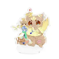 山田るぅく - Acrylic stand - VTuber Size-70x70mm