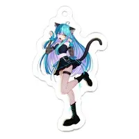 Wisteria Leaf - Acrylic Key Chain - Key Chain - VTuber