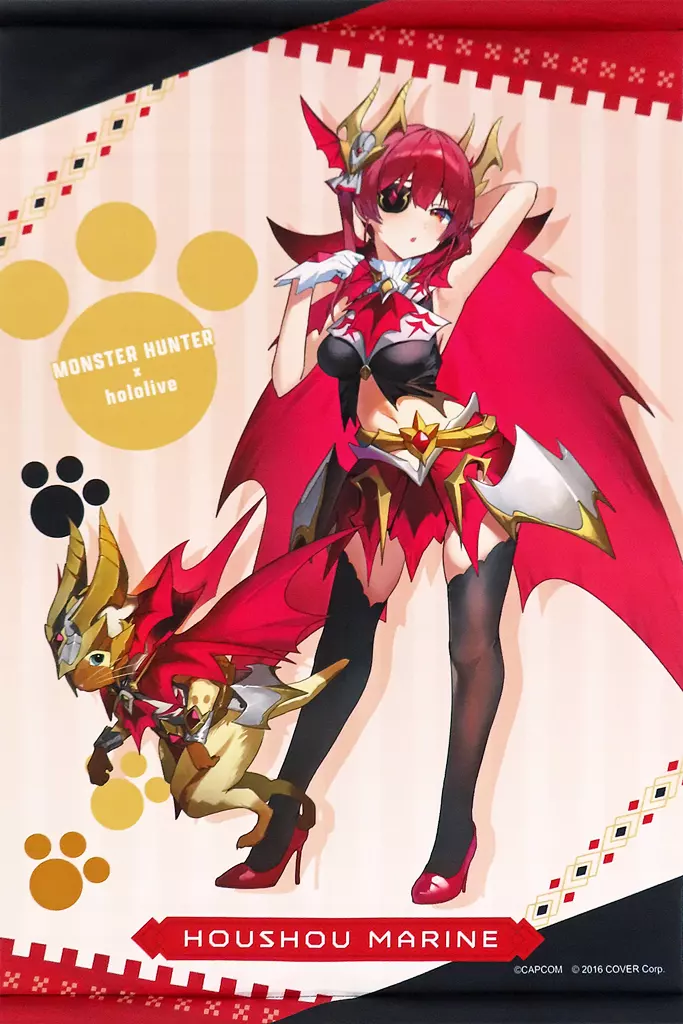 Houshou Marine - Monster Hunter x Hololive - Tapestry - hololive