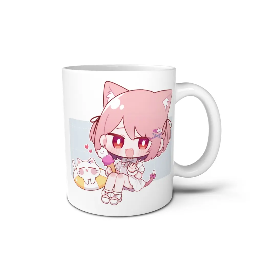 Mikeneko - Tumbler, Glass - VTuber
