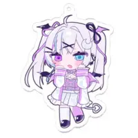 Amase Mia - Key Chain - Acrylic Key Chain - VTuber Size-70 x 70 (mm)
