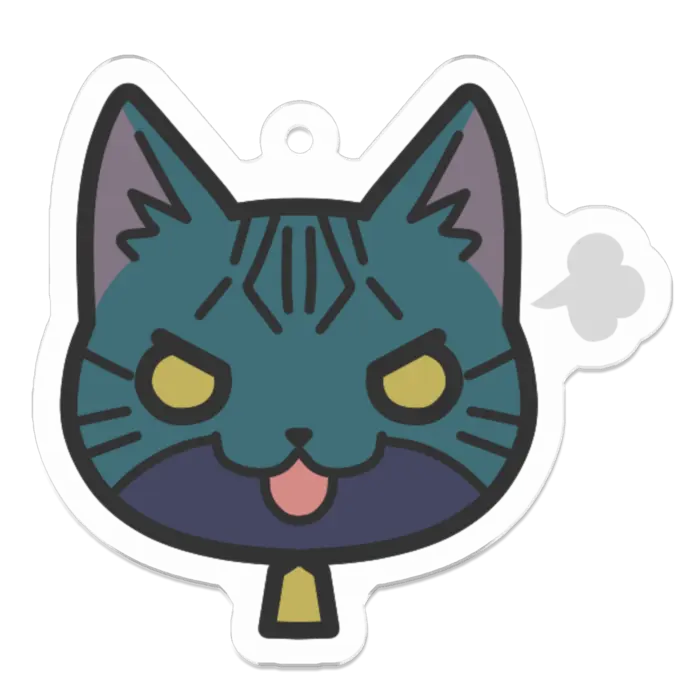 くろさば ω Kurosaba - Acrylic Key Chain - Key Chain - VTuber
