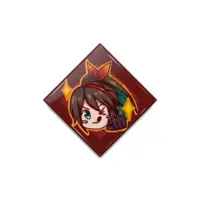 Etna Crimson - Badge - Nijisanji