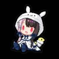 Yorumi Rena - Stickers - Nijisanji Size-100 x 100 (mm)