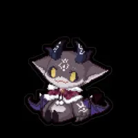 Debidebi Debiru - Stickers - Nijisanji Size-100 x 100 (mm)