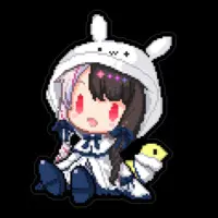 Yorumi Rena - Stickers - Nijisanji Size-160 x 160 (mm)
