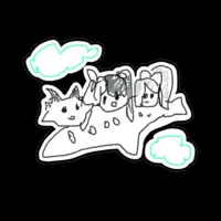 Nijisanji - Stickers - Yorumi Rena & Debidebi Debiru & Higuchi Kaede Size-160 x 160 (mm)
