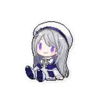 Higuchi Kaede - Stickers - Nijisanji Size-100 x 100 (mm)