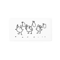 Nijisanji - Stickers - Yorumi Rena & Debidebi Debiru & Higuchi Kaede Size-100 x 100 (mm)
