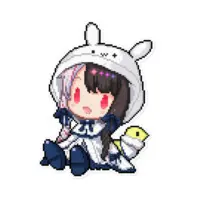 Yorumi Rena - Stickers - Nijisanji Size-160 x 160 (mm)