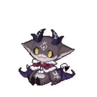 Debidebi Debiru - Stickers - Nijisanji Size-160 x 160 (mm)