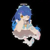 Amamiya Kokoro - Stickers - Nijisanji Size-100 x 100 (mm)