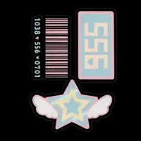 Amamiya Kokoro - Stickers - Nijisanji Size-100 x 100 (mm)