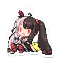 Yorumi Rena - Acrylic Key Chain - Key Chain - Lilly Crown Size-50 x 50 (mm)