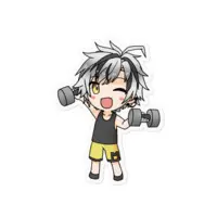 Suzuki Masaru - Stickers - Nijisanji Size-100mm 