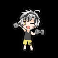 Suzuki Masaru - Stickers - Nijisanji Size-100mm 